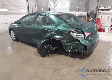 2016 Toyota Corolla Le from USA, damaged, VIN 2T1BURHEXGC685996